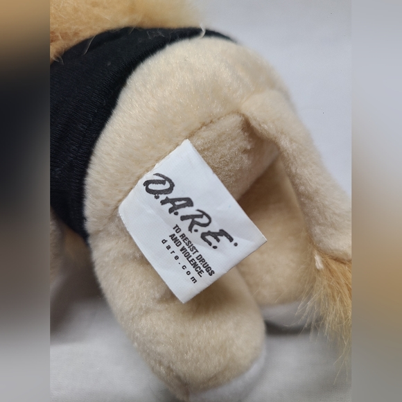 VTG DARE Daren Lion Plush w/ 1990s T-shirt Drug Awareness Education - Picture 3 of 5